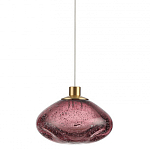 Подвесной светильник с прозрачным стеклянным плафоном округлой формы Effervia  варинант исполнения - 1 | Loft Concept в Екатеринбурге