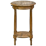 Деревянный овальный кофейный стол Margery Provence Coffee Table варинант исполнения - 3 | Loft Concept в Екатеринбурге