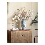 Ваза высокая с зелеными цветочными и птичьими мотивами Vase Inspired by Nature варинант исполнения - 5 | Loft Concept в Екатеринбурге