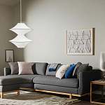 Подвесной вязаный белый светильник «Звезда Востока 02» варинант исполнения - 1 | Loft Concept в Екатеринбурге