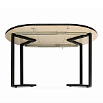 Стол обеденный раздвижной со столешницей белый мрамор Magali варинант исполнения - 5 | Loft Concept в Екатеринбурге