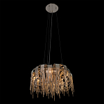 Люстра подвесная круглая с изогнутыми металлическими дугами и ниспадающими цепочками 65 см Atlantis Chain варинант исполнения - 13 | Loft Concept в Екатеринбурге