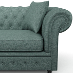 Мебельная ткань Шенилл бирюзовый цвет 138 см T4-31 варинант исполнения - 3 | Loft Concept в Екатеринбурге