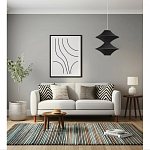 Подвесной вязаный черный светильник «Звезда Востока 02» варинант исполнения - 2 | Loft Concept в Екатеринбурге