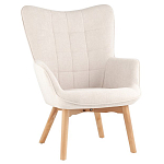 Белое кресло на ножках из массива CORDELIA варинант исполнения - 1 | Loft Concept в Екатеринбурге