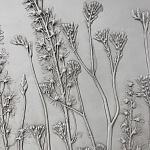 Панно Серые цветы варинант исполнения - 4 | Loft Concept в Екатеринбурге