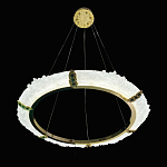 Люстра в форме кольца с цветочным декором Warm Heavenly Light варинант исполнения - 1 | Loft Concept в Екатеринбурге