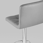 Барный стул с сиденьем серого цвета Honory варинант исполнения - 6 | Loft Concept в Екатеринбурге