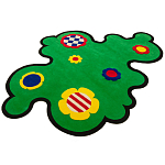 Дизайнерский ковер с цветами Poltronova Tappeto Prato Rug варинант исполнения - 2 | Loft Concept в Екатеринбурге