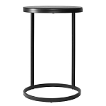 Кофейный столик круглый чёрный Compact Loft варинант исполнения - 1 | Loft Concept в Екатеринбурге