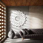 Гипсовая 3D Панель DRAGON SCALE - A  B  C  D варинант исполнения - 1 | Loft Concept в Екатеринбурге