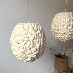 Светильник вязаный из шерсти Wool Oval варинант исполнения - 1 | Loft Concept в Екатеринбурге