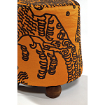 Пуф Wakonda Terracotta Tiger Mountain с Круглыми ножками  варинант исполнения - 3 | Loft Concept в Екатеринбурге