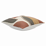 Подушка декоративная с геометрическим узором и плетенными вставками Divine Abstractions варинант исполнения - 1 | Loft Concept в Екатеринбурге