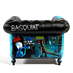 Кресло "Баския и Уорхол" Basquiat Warhol graffiti chair натуральная кожа варинант исполнения - 5 | Loft Concept в Екатеринбурге