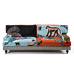 Диван с цветным принтом Qalakabusha Sofa варинант исполнения - 1 | Loft Concept в Екатеринбурге