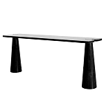 Консоль чёрная на 2-х конусообразных ножках Eros варинант исполнения - 4 | Loft Concept в Екатеринбурге