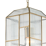 Подвесной светильник с рельефным стеклом Embossed Glass варинант исполнения - 1 | Loft Concept в Екатеринбурге