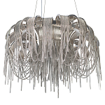 Люстра подвесная круглая с изогнутыми металлическими дугами и ниспадающими цепочками 65 см Atlantis Chain варинант исполнения - 16 | Loft Concept в Екатеринбурге