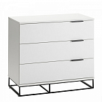 Комод белый с 3-мя ящиками Strict Lines  варинант исполнения - 1 | Loft Concept в Екатеринбурге