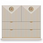 Комод с фактурным фасадом Satin Furniture варинант исполнения - 2 | Loft Concept в Екатеринбурге