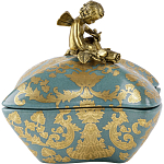 Фарфоровая шкатулка Angel with a rose варинант исполнения - 1 | Loft Concept в Екатеринбурге