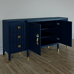 Большой Комод-буфет Elsa Dreams Blue с ящиками варинант исполнения - 4 | Loft Concept в Екатеринбурге