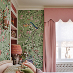 Обои ручная роспись Belvoir Pistachio варинант исполнения - 3 | Loft Concept в Екатеринбурге