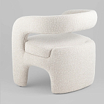 Кресло дизайнерское для лаунж зоны жемчужного цвета Pearl Lounge варинант исполнения - 6 | Loft Concept в Екатеринбурге