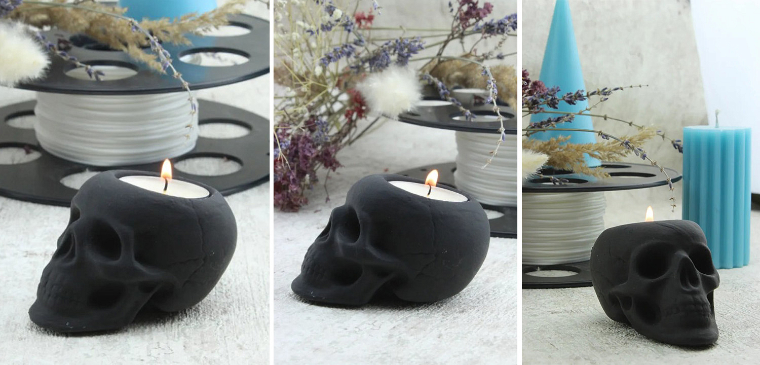 Подсвечник Black Skull Подсвечник Black Skull - Loft-Concept в Екатеринбурге