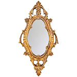 Зеркало настенное в ажурной раме бронзового цвета Classic Ornament Mirror варинант исполнения - 1 | Loft Concept в Екатеринбурге