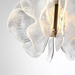 Люстра с крупными рельефным декором в виде лепестков 60 см Ethereal Bloom варинант исполнения - 5 | Loft Concept в Екатеринбурге