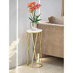 Столик дизайнерский Beige marble варинант исполнения - 6 | Loft Concept в Екатеринбурге