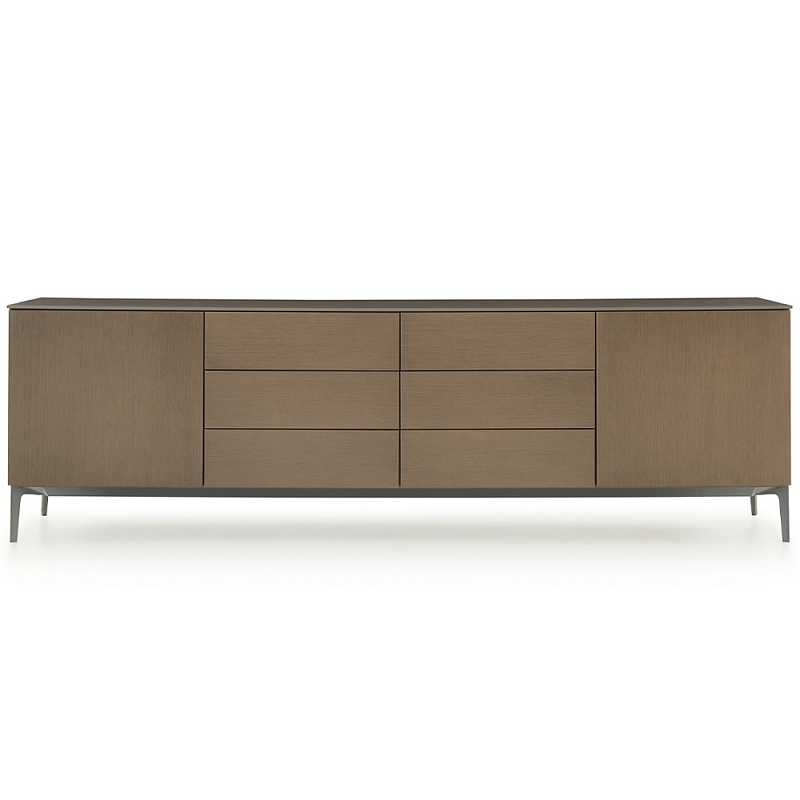 Дизайнерский длинный буфет 505 UP SIDEBOARD Серый Коричневый в Екатеринбурге | Loft Concept 