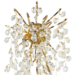 Бра с хрустальными подвесками на металлических ветках Fairytree Light Gold Wall Lamp варинант исполнения - 2 | Loft Concept в Екатеринбурге