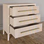 Комод Primo с 3 выдвижными ящиками Светлый дуб варинант исполнения - 5 | Loft Concept в Екатеринбурге