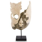 Маска ручной работы деревянная резная Mask Flower варинант исполнения - 1 | Loft Concept в Екатеринбурге