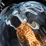 Подвесной светильник со стеклянном плафоном в форме бокала Kaleido варинант исполнения - 20 | Loft Concept в Екатеринбурге