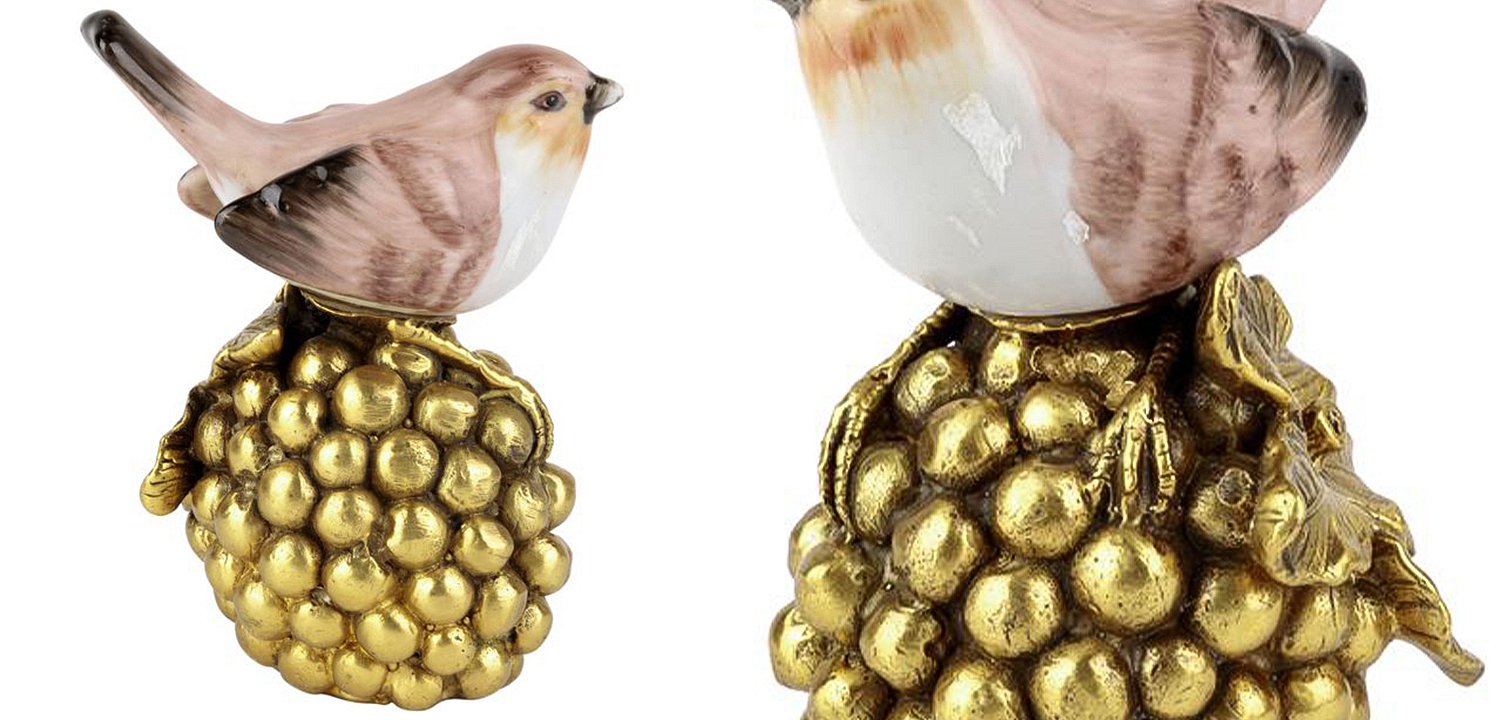 Статуэтка Birdie Golden Grapes Статуэтка Birdie Golden Grapes - Loft-Concept в Екатеринбурге