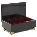 Шкатулка из натурального камня змеевик чёрного цвета Stone Casket варинант исполнения - 4 | Loft Concept в Екатеринбурге