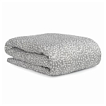 Постельное белье серого цвета с рисунком 200х220 см Blossom Essence варинант исполнения - 1 | Loft Concept в Екатеринбурге