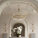 Бра с каркасом в виде веток усыпанных кристаллами Branches with Crystals варинант исполнения - 4 | Loft Concept в Екатеринбурге