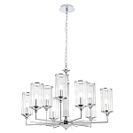 Люстра с 9-ю цилиндрическими стеклянными плафонами Jeanette варинант исполнения - 8 | Loft Concept в Екатеринбурге