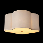 Потолочный светильник с белым волнистым плафоном из ткани Vitorino варинант исполнения - 2 | Loft Concept в Екатеринбурге