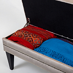 Мягкая банкетка с зоной для хранения Casket Beige варинант исполнения - 4 | Loft Concept в Екатеринбурге