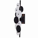 Бра светодиодное из черно-белых дисков Contrast Sample варинант исполнения - 3 | Loft Concept в Екатеринбурге