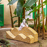 Дизайнерский модульный диван волнистой формы с цветным принтом Poltronova Superonda Sofa варинант исполнения - 22 | Loft Concept в Екатеринбурге