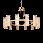 Люстра круглая с текстурными цилиндрическими плафонами Glimpse варинант исполнения - 5 | Loft Concept в Екатеринбурге