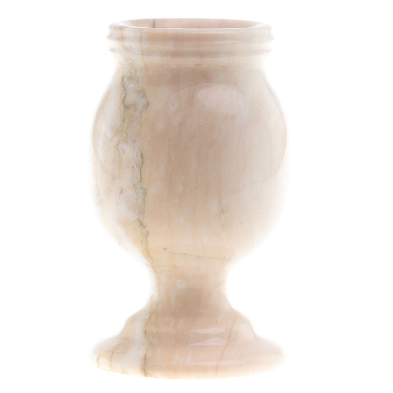 Ваза для цветов из натурального мрамора  Marble Vase 2 Бежевый в Екатеринбурге | Loft Concept 