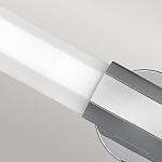 Бра для ванных комнат горизонтальное с длинным белым матовым плафоном в форме шестиугольника на круглом основании Hinkley варинант исполнения - 14 | Loft Concept в Екатеринбурге